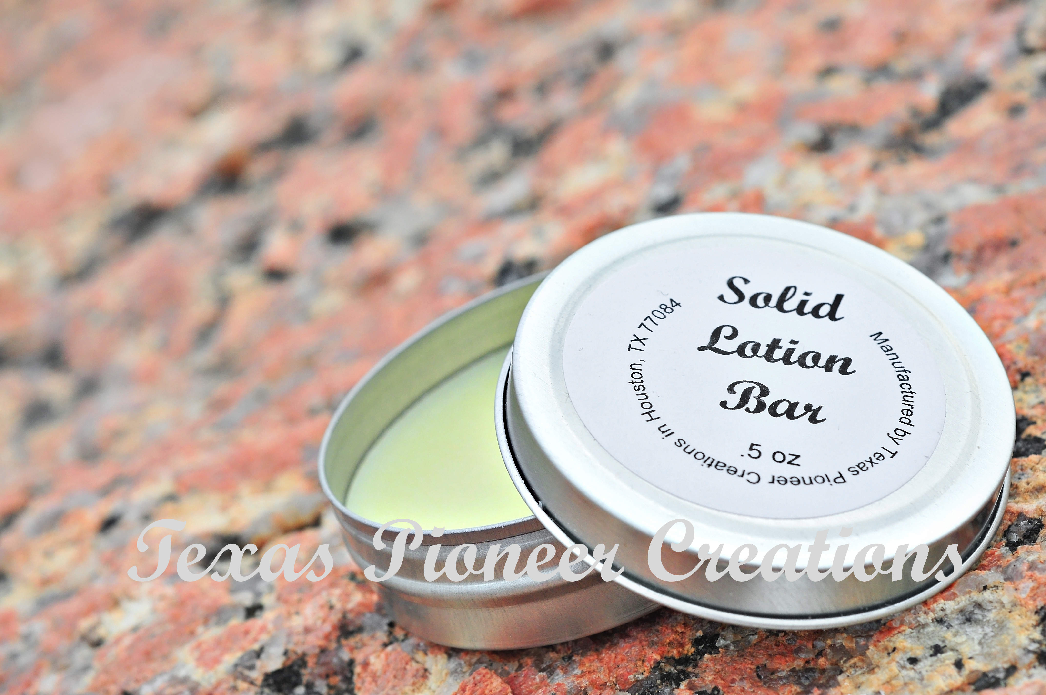 Solid Lotion Bar, 1 oz - Choice of Scent